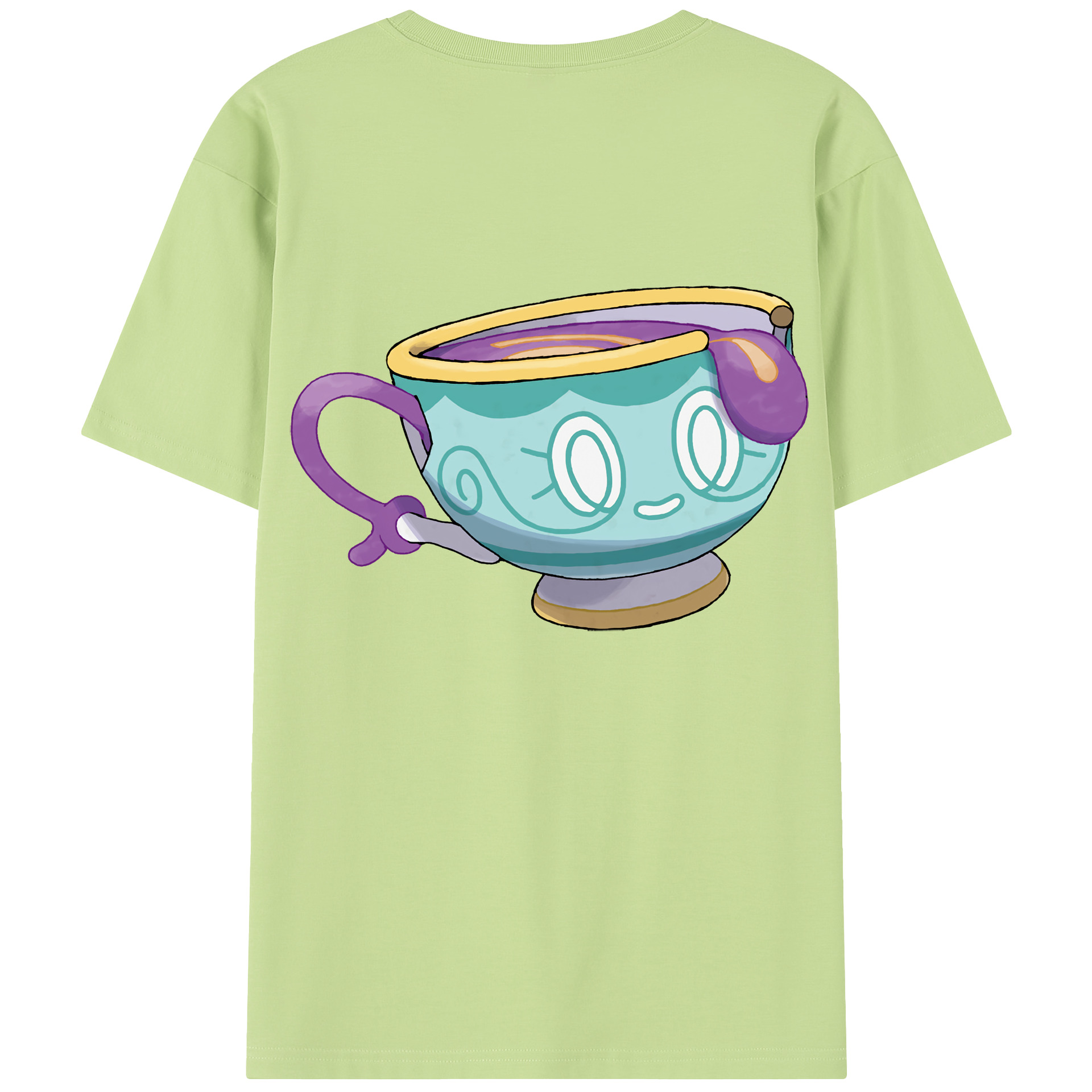（画像用） ポケットモンスター Pokémon 綿100％半袖Tシャツ（背面プリント）